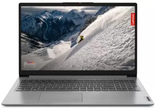Lenovo IdeaPad 1 AMD Athlon Dual Core 7120U - (8 GB/512 GB SSD/Windows 11 Home) 15AMN7 Thin and Light Laptop  (15.6 inch, Cloud Grey, 1.58 Kg, With MS Office)